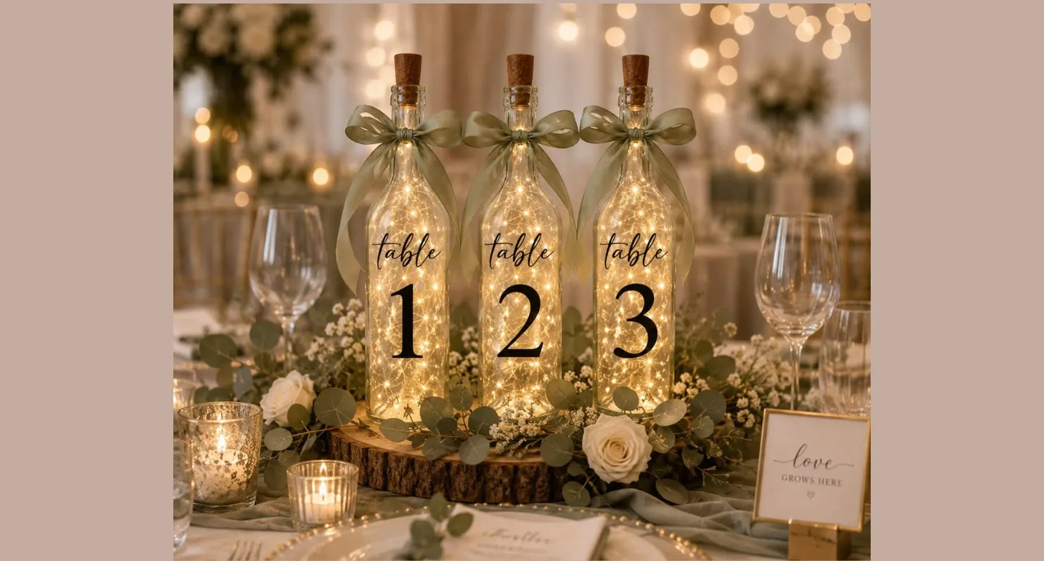 17 Creative Wedding Table Number Ideas to Inspire You